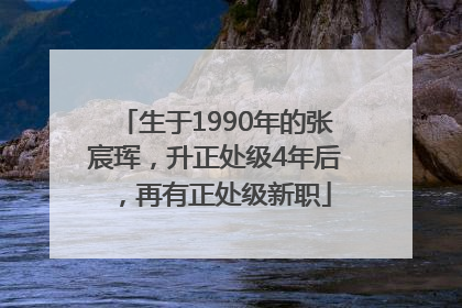 生于1990年的张宸珲，升正处级4年后，再有正处级新职