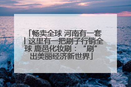 畅卖全球 河南有一套丨这里有一把刷子行销全球 鹿邑化妆刷：“刷”出美丽经济新世界