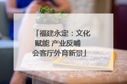 福建永定：文化赋能 产业反哺 会客厅外育新景