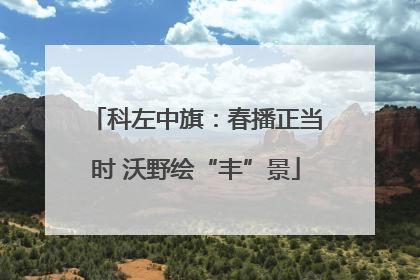 科左中旗：春播正当时 沃野绘“丰”景