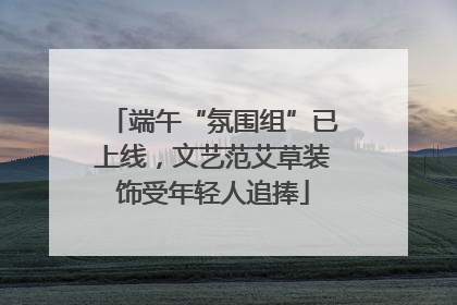 端午“氛围组”已上线，文艺范艾草装饰受年轻人追捧