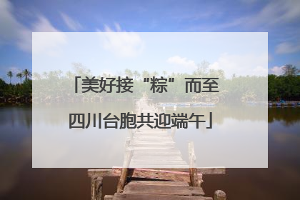 美好接“粽”而至 四川台胞共迎端午