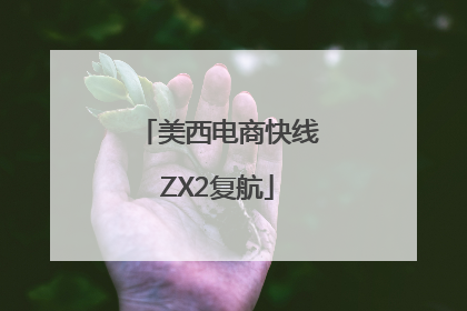 美西电商快线ZX2复航