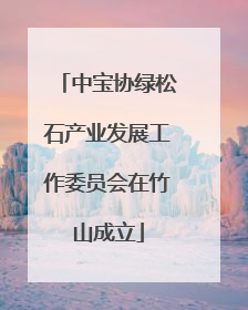 中宝协绿松石产业发展工作委员会在竹山成立