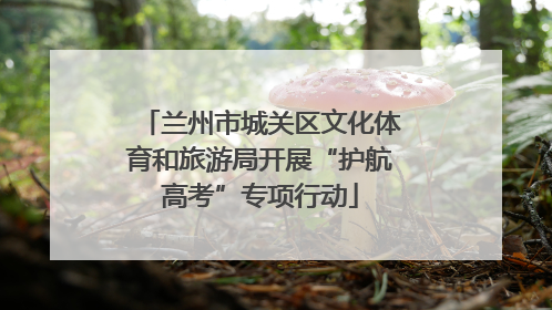 兰州市城关区文化体育和旅游局开展“护航高考”专项行动