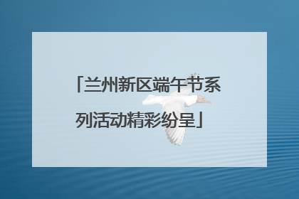 兰州新区端午节系列活动精彩纷呈