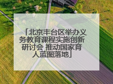 北京丰台区举办义务教育课程实施创新研讨会 推动国家育人蓝图落地