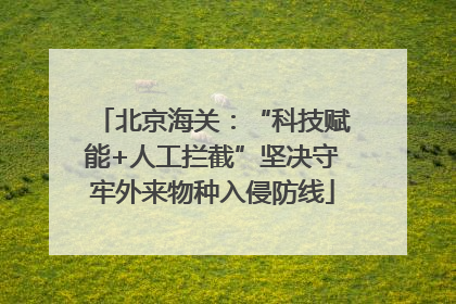 北京海关：“科技赋能+人工拦截”坚决守牢外来物种入侵防线