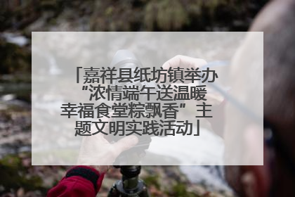 嘉祥县纸坊镇举办“浓情端午送温暖 幸福食堂粽飘香”主题文明实践活动