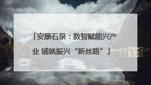 安康石泉：数智赋能兴产业 铺就振兴“新丝路”