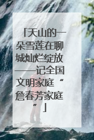 天山的一朵雪莲在聊城灿烂绽放——记全国文明家庭“詹春芳家庭”