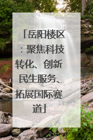 岳阳楼区：聚焦科技转化、创新民生服务、拓展国际赛道