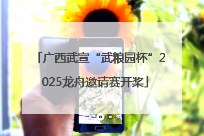 广西武宣“武粮园杯”2025龙舟邀请赛开桨