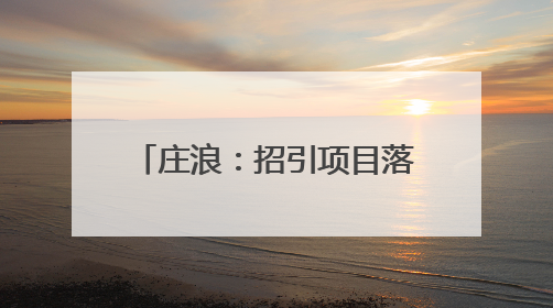 庄浪：招引项目落地 赋能产业振兴