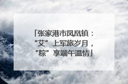 张家港市凤凰镇：“艾”上军旅岁月，“粽”享端午温情