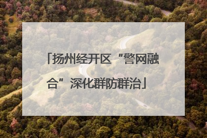 扬州经开区“警网融合”深化群防群治