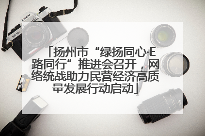 扬州市“绿扬同心·E路同行”推进会召开，网络统战助力民营经济高质量发展行动启动