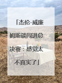 杰伦-威廉姆斯谈闯进总决赛：感觉太不真实了