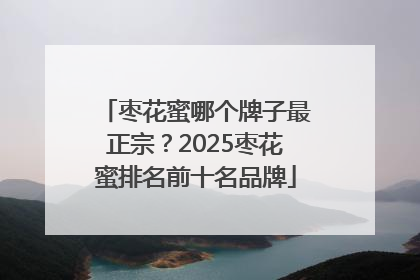枣花蜜哪个牌子最正宗？2025枣花蜜排名前十名品牌