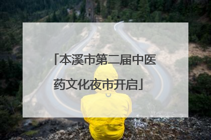 本溪市第二届中医药文化夜市开启