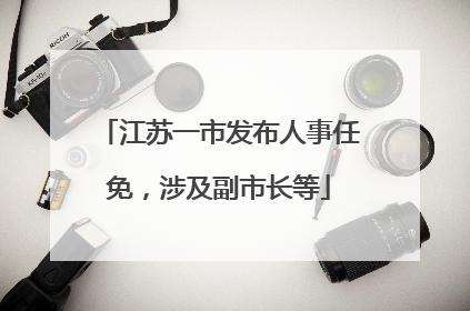 江苏一市发布人事任免，涉及副市长等