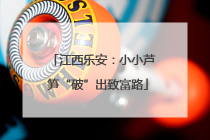 江西乐安：小小芦笋“破”出致富路