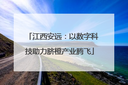 江西安远：以数字科技助力脐橙产业腾飞