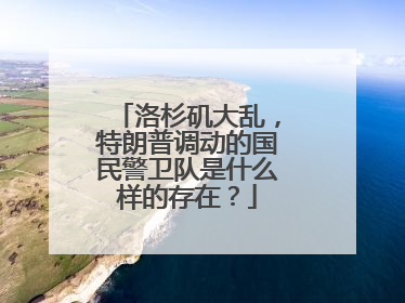 洛杉矶大乱，特朗普调动的国民警卫队是什么样的存在？