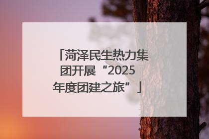 菏泽民生热力集团开展“2025年度团建之旅”