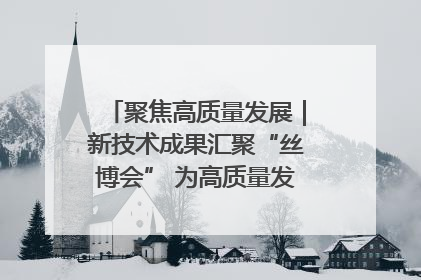 聚焦高质量发展｜新技术成果汇聚“丝博会” 为高质量发展注入新动能