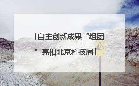 自主创新成果“组团”亮相北京科技周