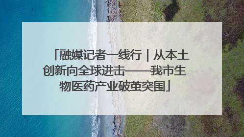 融媒记者一线行｜从本土创新向全球进击——我市生物医药产业破茧突围