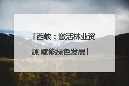 西峡：激活林业资源 赋能绿色发展