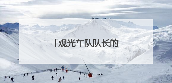 观光车队队长的“梦中情岗”