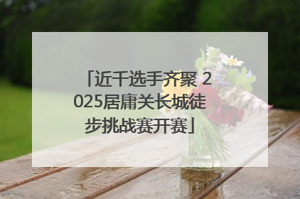 近千选手齐聚 2025居庸关长城徒步挑战赛开赛