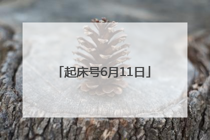 起床号6月11日