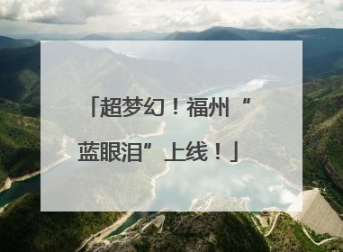 超梦幻！福州“蓝眼泪”上线！