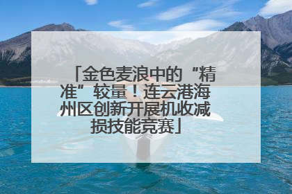 金色麦浪中的“精准”较量！连云港海州区创新开展机收减损技能竞赛