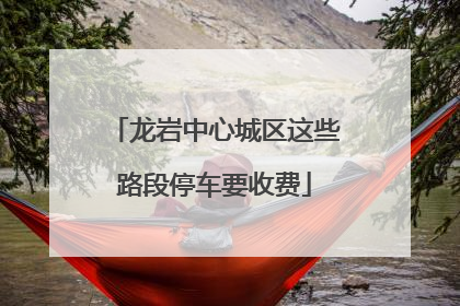 龙岩中心城区这些路段停车要收费