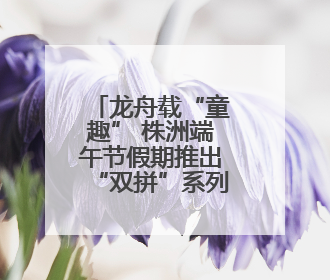 龙舟载“童趣” 株洲端午节假期推出“双拼”系列活动
