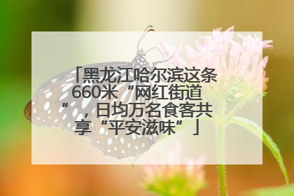 黑龙江哈尔滨这条660米“网红街道”，日均万名食客共享“平安滋味”