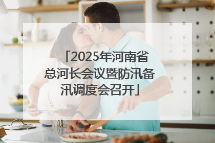 2025年河南省总河长会议暨防汛备汛调度会召开