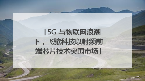 5G 与物联网浪潮下，飞骧科技以射频前端芯片技术突围市场