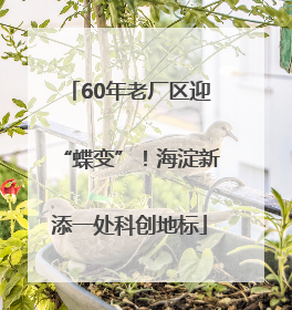 60年老厂区迎“蝶变”！海淀新添一处科创地标