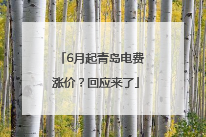 6月起青岛电费涨价？回应来了