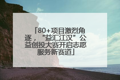 80+项目激烈角逐，“益汇江汉”公益创投大赛开启志愿服务新赛道